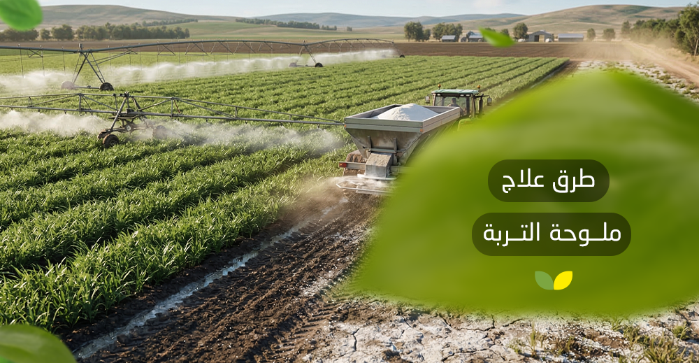 طرق علاج ملوحة التربة