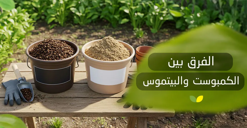ما الفرق بين الكمبوست والبيتموس