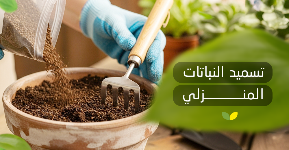 تسميد النباتات المنزلية