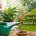 طريقة استعمال سماد سائل للنباتات الداخلية​