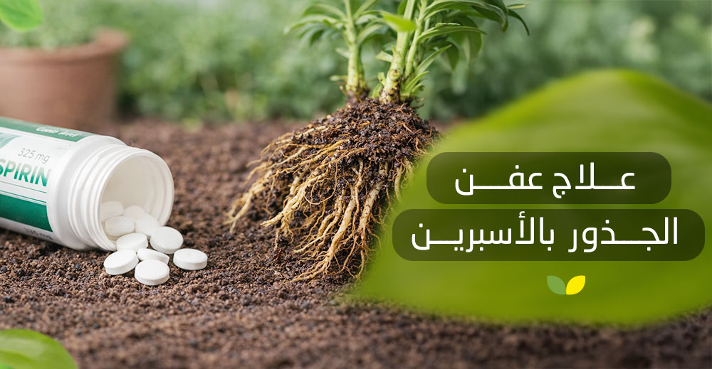 علاج عفن الجذور بالأسبرين 