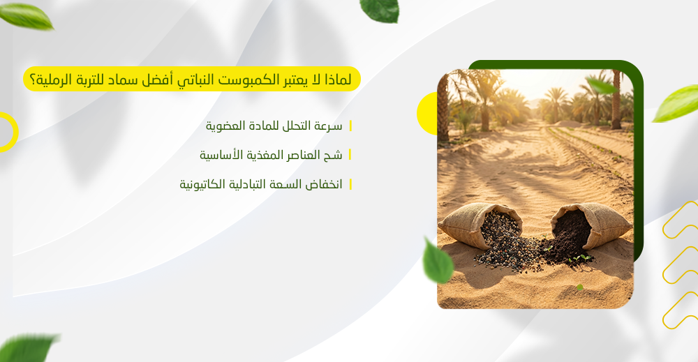 لماذا تحتاج التربة الرملية إلى التسميد؟
